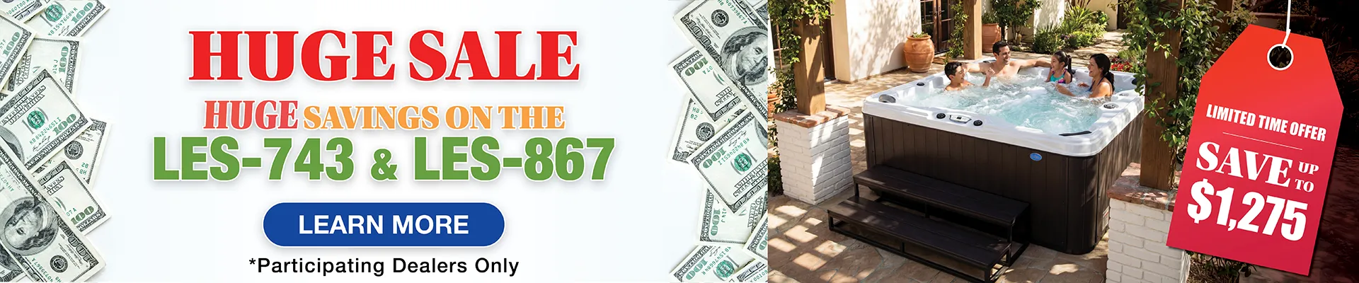 Calspas hot tub being used in a family setting - Richardson